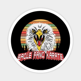 eagle fang karate retro style Magnet